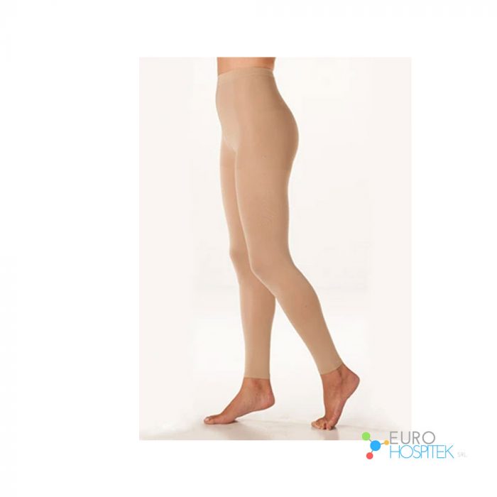 Involucro Ginocchio Juzo A Compressione Regolabile – 30-60 MmHg, Reversibile Nero/Beige, Con Chiusura In Velcro, Per Edema E Linfedema